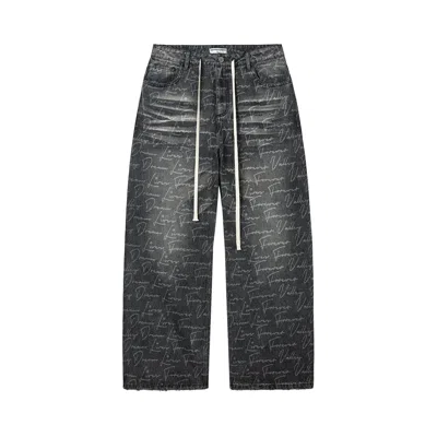 Pre-owned Vale Forever Letter To Vale Denim 'black' | Men's Size 34