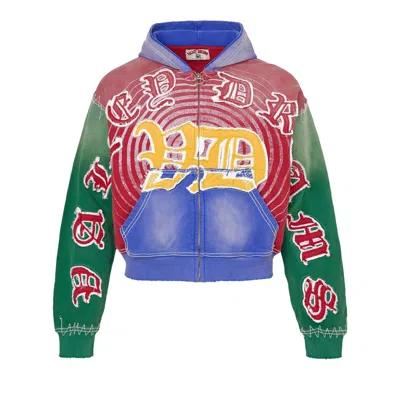 Pre-owned Vale Forever Looney Tunes Zip Up 'multicolor' | Multi-color | Men's Size Xl