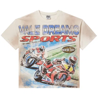 Pre-owned Vale Forever Motocroxxx Tee 'cream' | Men's Size Xl In White