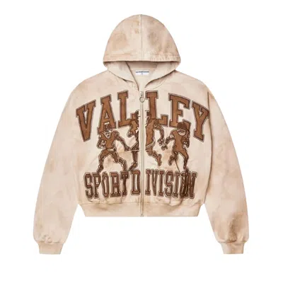Pre-owned Vale Forever Mud Friday Zip Up Hoodie 'beige/brown' | Tan | Men's Size Xl