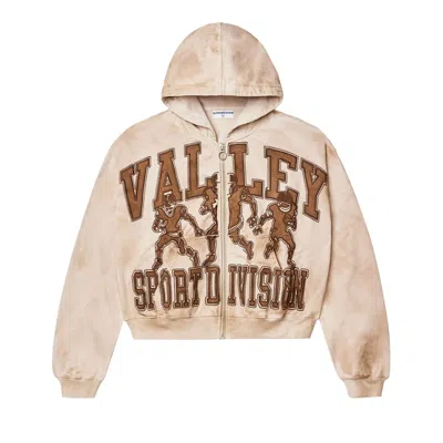 Pre-owned Vale Forever Mud Friday Zip Up Hoodie 'brown' | Men's Size M