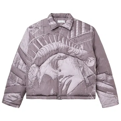 Pre-owned Vale Forever New York Puffer 'grey' | Men's Size M In Gray