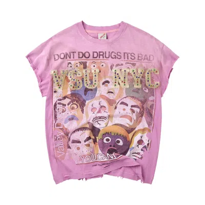 Pre-owned Vale Forever No Drugs Tank 'pink' | Men's Size S