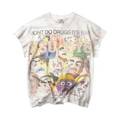 Pre-owned Vale Forever No Drugs Tank 'white' | Men's Size M