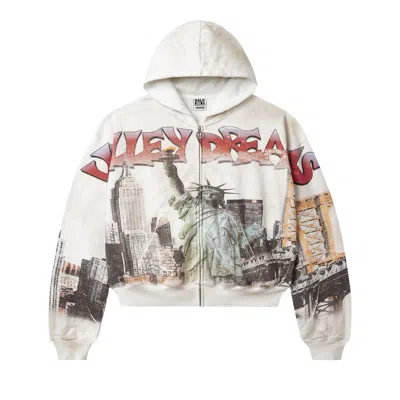 Pre-owned Vale Forever Nyc Zip Up 'white' | Men's Size Xl