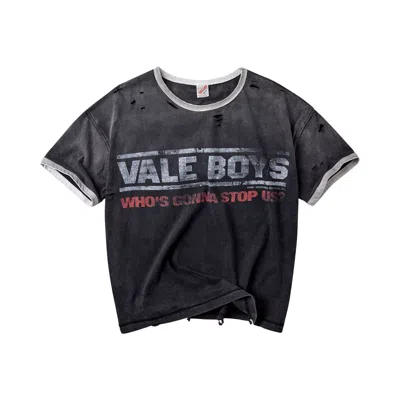 Pre-owned Vale Forever Oreo Ringer Tee 'black' | Men's Size L