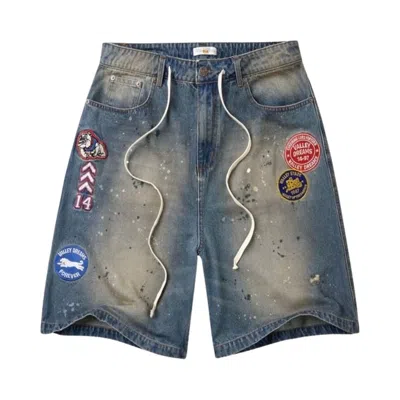 Pre-owned Vale Forever Paradise Jorts 'blue' | Men's Size 30