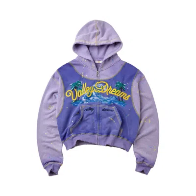 Pre-owned Vale Forever Paradise Zip Up 'blue' | Men's Size Xl
