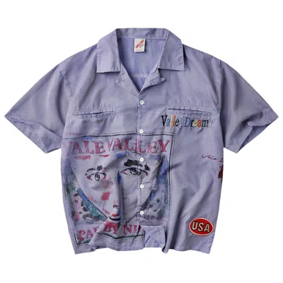 Pre-owned Vale Forever Paris Night Short-sleeve 'blue' | Men's Size Xxl