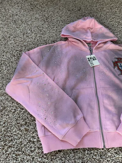 Pre-owned Vale Forever Pink Venus Zip Up Hoodie Valley Dreams