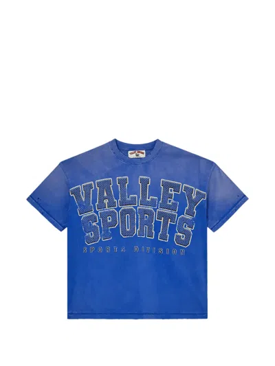 Vale Forever Printed T-shirt In Blue
