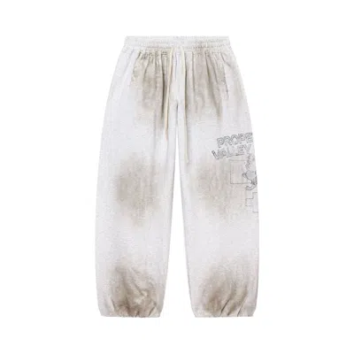 Pre-owned Vale Forever Prison Break Sweats 'grey' | Men's Size L In Gray