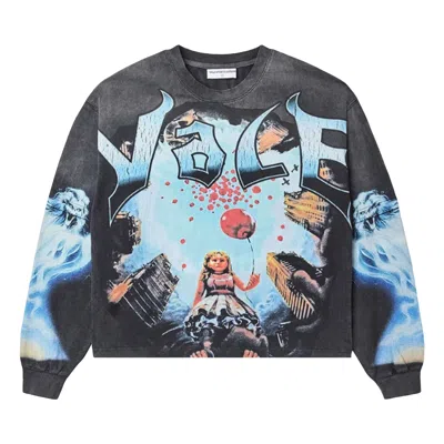 Pre-owned Vale Forever Red Baloon Long-sleeve 'black/blue' | Men's Size Xl
