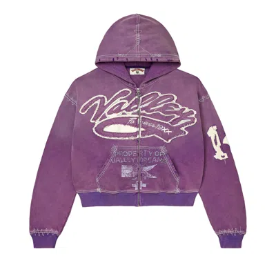 Pre-owned Vale Forever Religion Zip Up 'purple' | Men's Size M