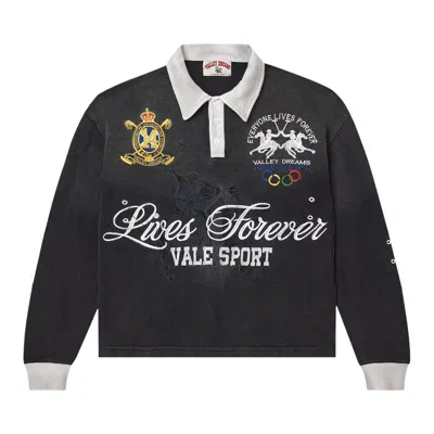 Pre-owned Vale Forever Rock Rugby 'black' | Men's Size S