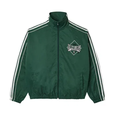 Pre-owned Vale Forever Stripe Track Jacket 'green' | Men's Size L