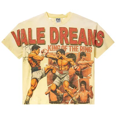 Pre-owned Vale Forever Sun Shattered Fist Tee 'yellow' | Men's Size L