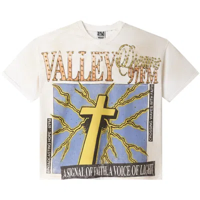 Pre-owned Vale Forever Thunder Cross Bling Tee 'dirt/white' | Men's Size L