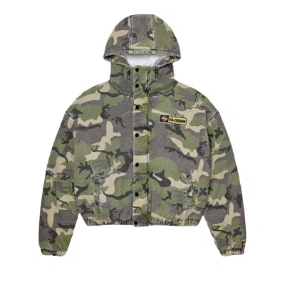 Pre-owned Vale Forever Va-1 Camo Puffer 'green/camo' | Men's Size S