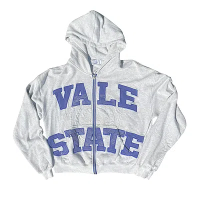 Pre-owned Vale Forever Vale State Hoodie 'grey' | Men's Size M In Gray