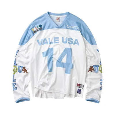 Pre-owned Vale Forever Valemore Skies Jersey 'white' | Men's Size L