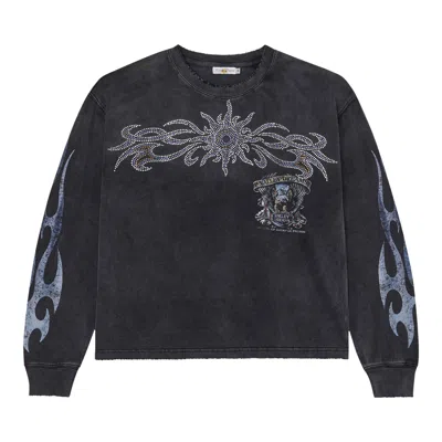 Pre-owned Vale Forever Valley Bling Long-sleeve 'black' | Men's Size L