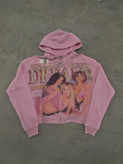 Pre-owned Vale Forever Valley Dreams Destiny's Child Zip Up Hoodie New