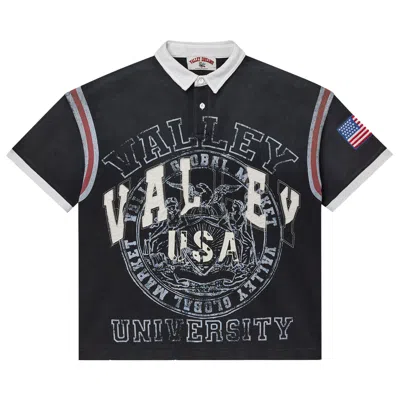 Pre-owned Vale Forever Valley Usa Rugby 'black' | Men's Size L
