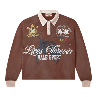 Pre-owned Vale Forever Vanderbilt Rugby 'brown' | Men's Size S