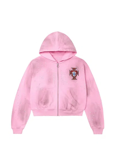 Vale Forever Venus Zip Hoodie In Pink