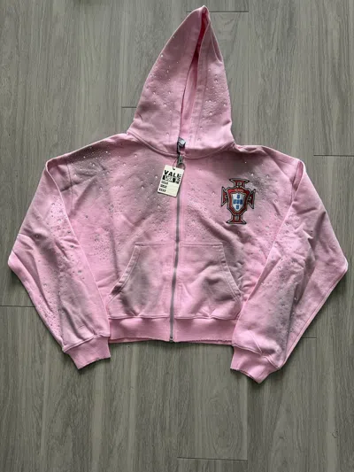 Pre-owned Vale Forever Venus Zip Up Hoodie In Pink