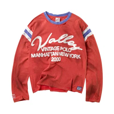 Pre-owned Vale Forever Vintage Jersey Ls 'red' | Men's Size S