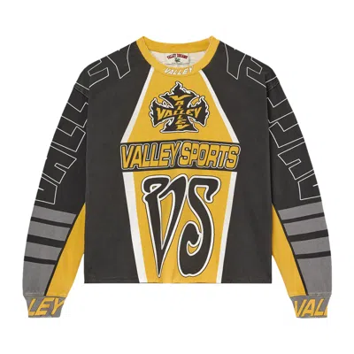 Pre-owned Vale Forever Vs Racing Long-sleeve 'black/yellow' | Men's Size L