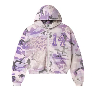 Pre-owned Vale Forever Wayne Zip Up 'purple' | Men's Size L