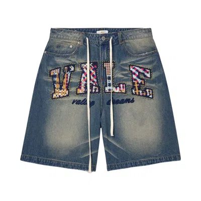 Pre-owned Vale Forever What The Jorts 'blue' | Men's Size 36