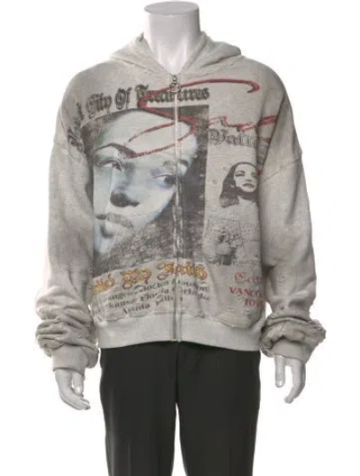 Pre-owned Vale Graphic Print Crew Neck Hoodie In Multicolor