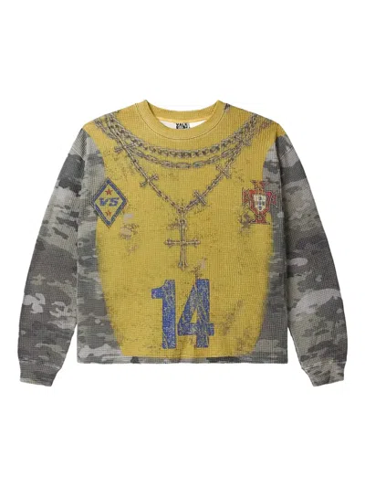 Vale Graphic-print Sweatshirt In Gray
