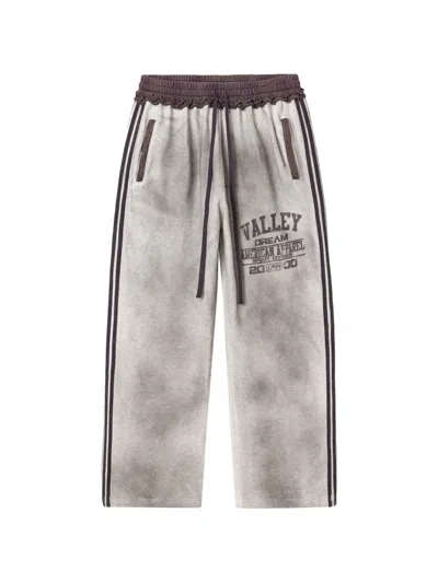 Vale Graphic Track Pants In Gray