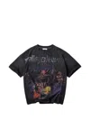 Vale Graphic-print Distressed T-shirt In Multi