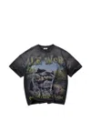 Vale Graphic-print Distressed T-shirt In Multi