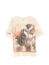 Vale Graphic-print Distressed T-shirt In Multi