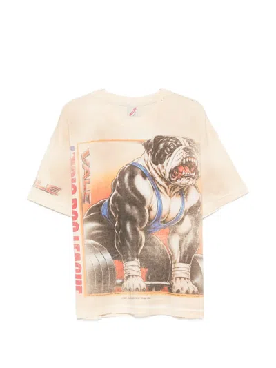 Vale Graphic-print Distressed T-shirt In Multi