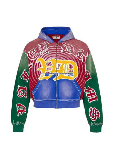 Vale Graphic-print Hoodie In Red