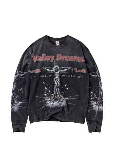 Vale Graphic-print Long-sleeve T-shirt In Multi
