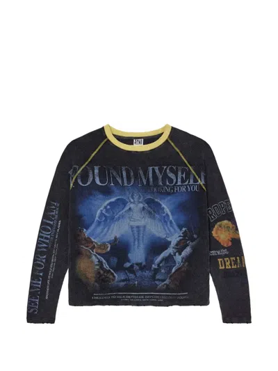 Vale Graphic-print Sweatshirt In Black