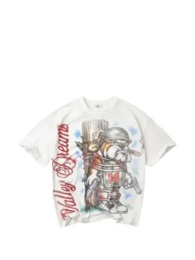Vale Graphic-print T-shirt In White