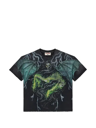 Vale Grim Graphic-print T-shirt In Black