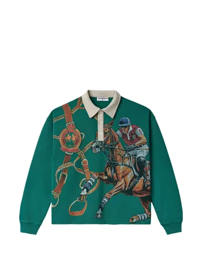 Vale Heritage Rugby Polo Shirt In Green