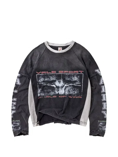 Vale Holy Spirit Graphic-print Sweater In Black