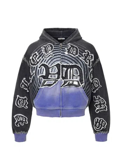 Vale Hypnotiq Zip-up Hoodie In Multi